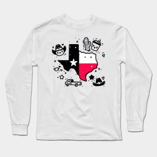 Texas State Cute Long Sleeve T-Shirt